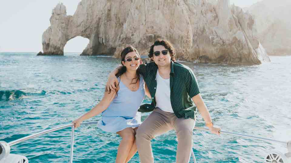 Couple enjoying a holiday